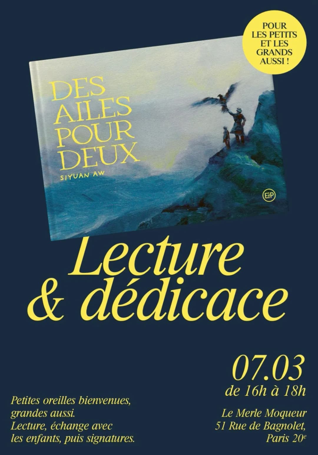 Lecture & dédicace